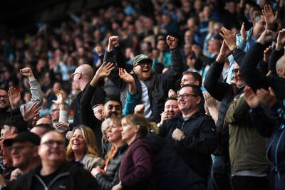 210326 - Swansea City v Coventry City - Sky Bet Championship - Coventry fans