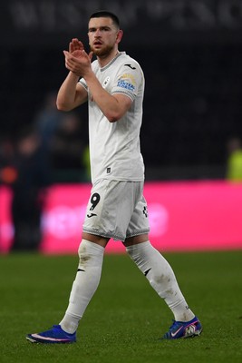 210326 - Swansea City v Coventry City - Sky Bet Championship - Dejected Zan Vipotnik of Swansea City