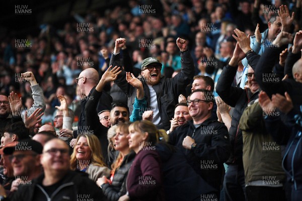 210326 - Swansea City v Coventry City - Sky Bet Championship - Coventry fans