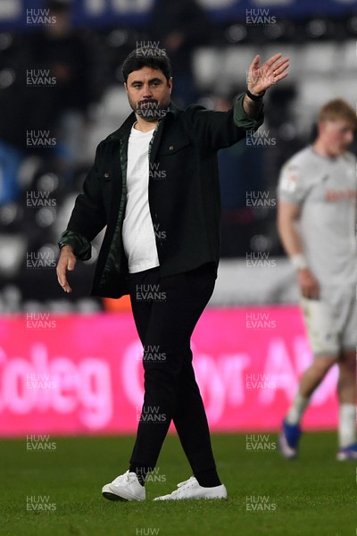 210326 - Swansea City v Coventry City - Sky Bet Championship - Vitor Matos, Swansea Head Coach at full time