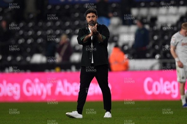210326 - Swansea City v Coventry City - Sky Bet Championship - Vitor Matos, Swansea Head Coach at full time