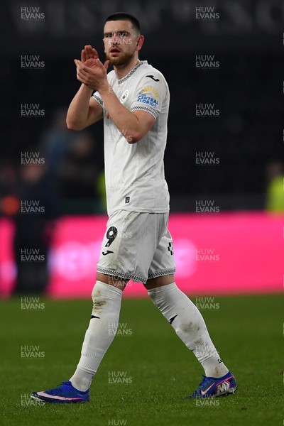 210326 - Swansea City v Coventry City - Sky Bet Championship - Dejected Zan Vipotnik of Swansea City
