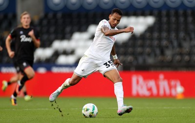 120825 - Swansea City v Crawley Town, Carabao Cup - Ronald of Swansea City 