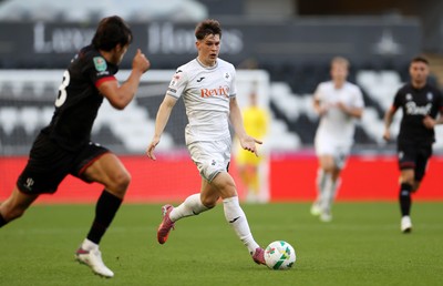 120825 - Swansea City v Crawley Town, Carabao Cup - Sam Parker of Swansea City 