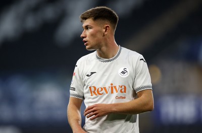 120825 - Swansea City v Crawley Town, Carabao Cup - Cameron Congreve of Swansea City 