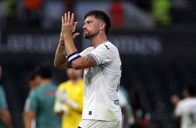 120825 - Swansea City v Crawley Town, Carabao Cup - Cameron Burgess of Swansea City thanks the fans at full time