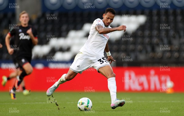120825 - Swansea City v Crawley Town, Carabao Cup - Ronald of Swansea City 