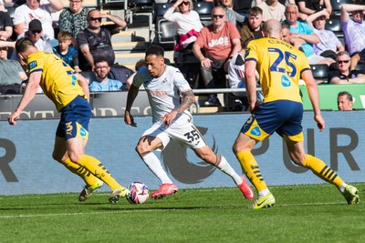 050425 - Swansea City v Derby County - Sky Bet Championship - Ronald Pereira Martin of Swansea City
