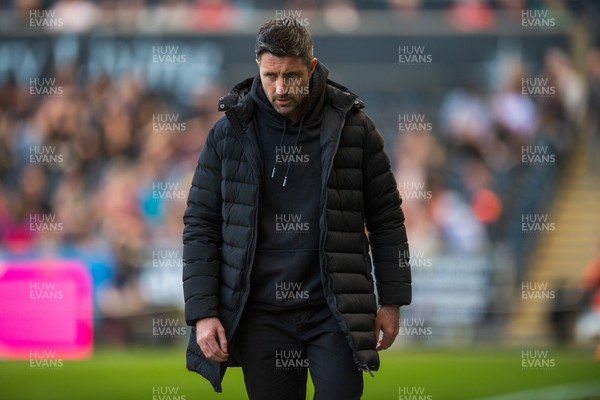 050425 - Swansea City v Derby County - Sky Bet Championship - Alan Sheehan caretaker head coach of Swansea City
