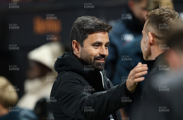 251125 - Swansea City v Derby County, EFL Sky Bet Championship - New Swansea City head coach Vítor Matos