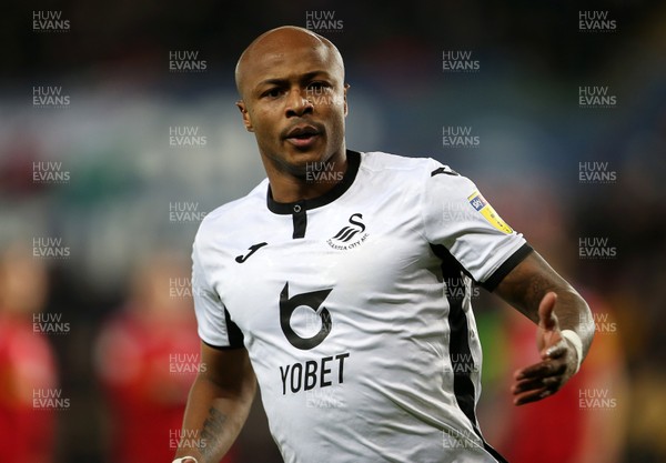 291119 - Swansea City v Fulham - SkyBet Championship - Andre Ayew of Swansea City