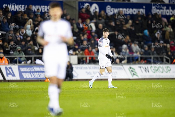 021223 - Swansea City v Huddersfield Town - Sky Bet Championship - Josh Key of Swansea City in action