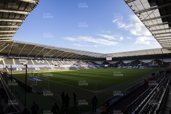 021223 - Swansea City v Huddersfield Town - Sky Bet Championship - A general view of the Swanseacom Stadium