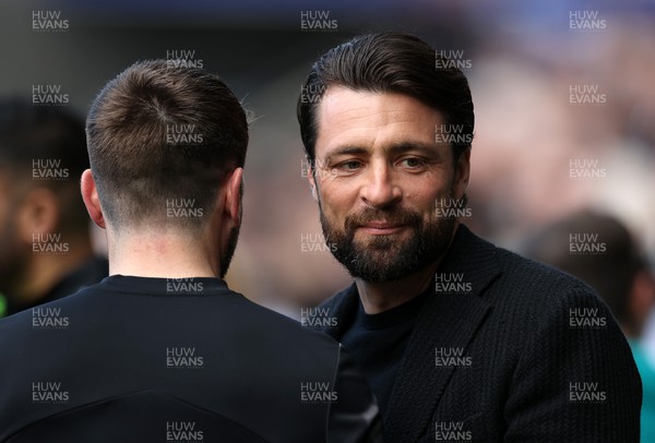 150423 - Swansea City v Huddersfield Town - SkyBet Championship - Swansea City Manager Russell Martin 