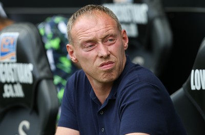 030819 - Swansea City v Hull City, Sky Bet Championship - Swansea City head coach Steve Cooper at the start of the match