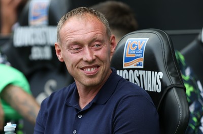 030819 - Swansea City v Hull City, Sky Bet Championship - Swansea City head coach Steve Cooper at the start of the match