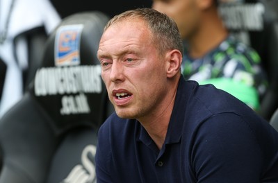 030819 - Swansea City v Hull City, Sky Bet Championship - Swansea City head coach Steve Cooper at the start of the match