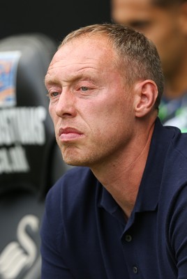 030819 - Swansea City v Hull City, Sky Bet Championship - Swansea City head coach Steve Cooper at the start of the match