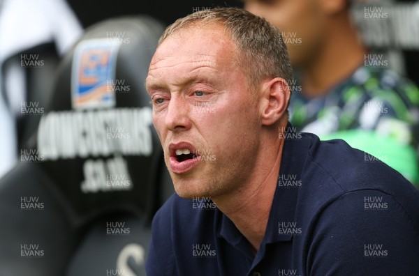 030819 - Swansea City v Hull City, Sky Bet Championship - Swansea City head coach Steve Cooper at the start of the match