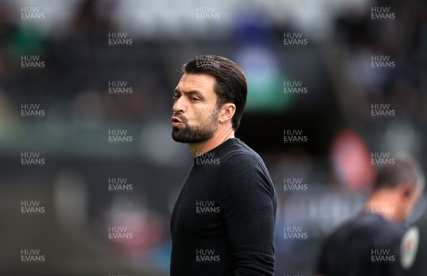 110921 - Swansea City v Hull City - SkyBet Championship - Swansea City Manager Russell Martin