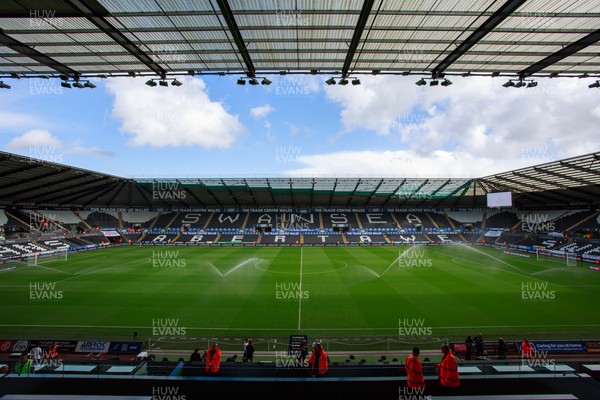 130925 - Swansea City v Hull City - Sky Bet Championship - General view inside swanseacom stadium before the match