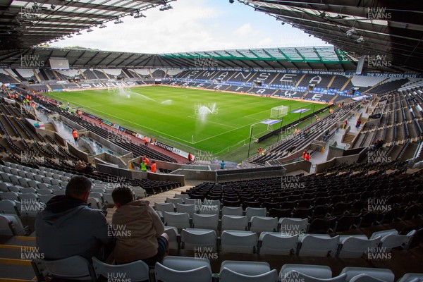 130925 - Swansea City v Hull City - Sky Bet Championship - General view inside swanseacom stadium before the match