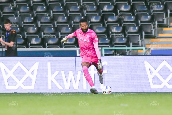 130925 - Swansea City v Hull City - Sky Bet Championship - Lawrence Ian Vigouroux of Swansea City clears the ball