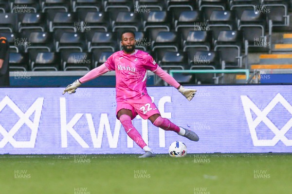 130925 - Swansea City v Hull City - Sky Bet Championship - Lawrence Ian Vigouroux of Swansea City clears the ball