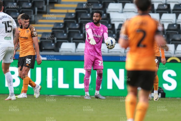 130925 - Swansea City v Hull City - Sky Bet Championship - Lawrence Ian Vigouroux of Swansea City