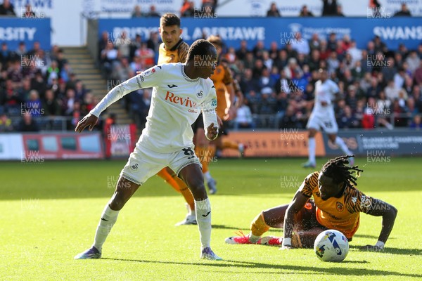 130925 - Swansea City v Hull City - Sky Bet Championship - Malick Yalcouye of Swansea City