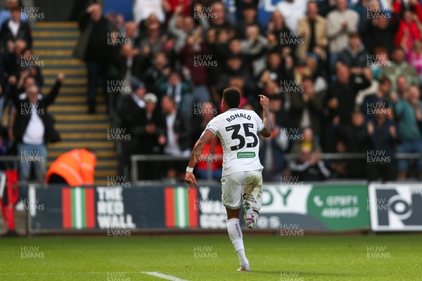 130925 - Swansea City v Hull City - Sky Bet Championship - Ronald Pereira Martin of Swansea City celebrates after scoring a goal