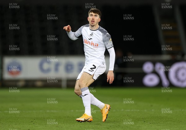 251123 - Swansea City v Hull City - SkyBet Championship - Josh Key of Swansea City 