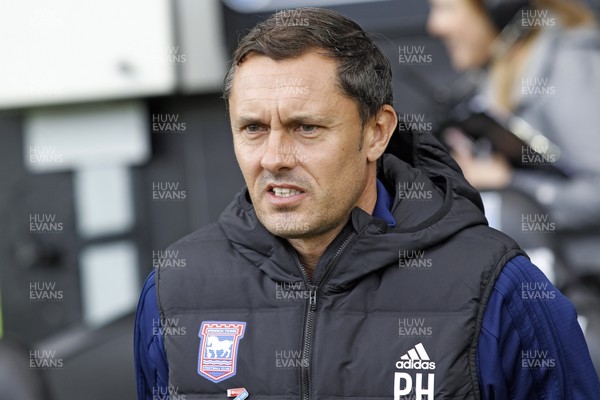 061018 - Swansea City v Ipswich Town, EFL Championship - Ipswich Town Manager Paul Hurst before the match