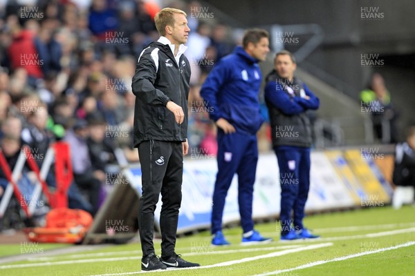 061018 - Swansea City v Ipswich Town, EFL Championship - Swansea City Manager Graham Potter during the match