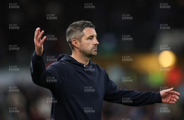 081125 - Swansea City v Ipswich Town, EFL Sky Bet Championship - Swansea City head coach Alan Sheehan reacts during the match