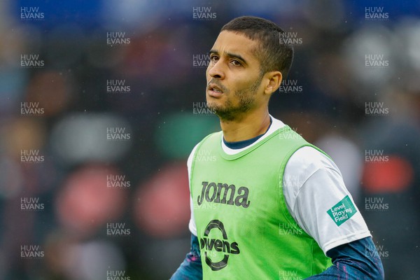 170224 - Swansea City v Ipswich Town - Sky Bet Championship - Kyle Naughton of Swansea City warms up