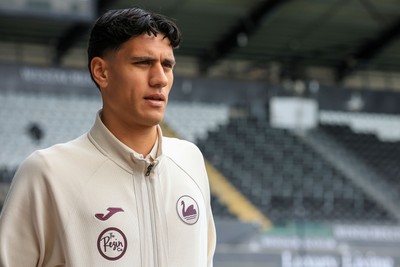 041025 - Swansea City v Leicester City - Sky Bet Championship - Marko Stamenić of Swansea City