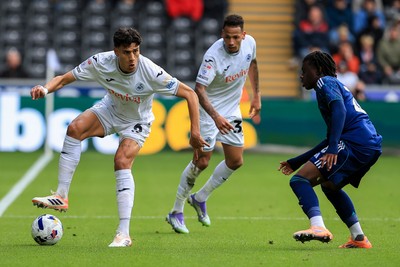 041025 - Swansea City v Leicester City - Sky Bet Championship - Marko Stamenić of Swansea City