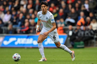041025 - Swansea City v Leicester City - Sky Bet Championship - Marko Stamenić of Swansea City