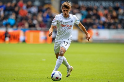 041025 - Swansea City v Leicester City - Sky Bet Championship - Gonçalo Franco of Swansea City