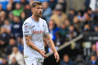 041025 - Swansea City v Leicester City - Sky Bet Championship - Cameron Burgess of Swansea City