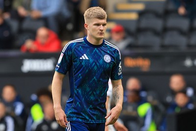 041025 - Swansea City v Leicester City - Sky Bet Championship - Jordan James of Leicester City