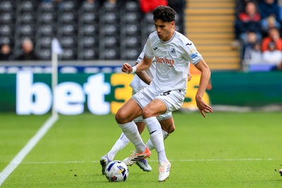041025 - Swansea City v Leicester City - Sky Bet Championship - Marko Stamenić of Swansea City