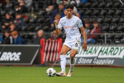 041025 - Swansea City v Leicester City - Sky Bet Championship - Marko Stamenić of Swansea City
