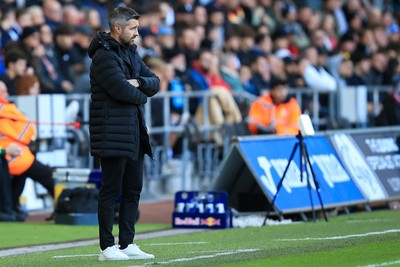 041025 - Swansea City v Leicester City - Sky Bet Championship - Swansea City Manager Alan Sheehan 