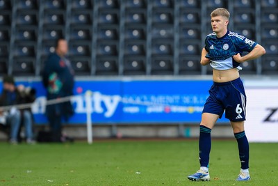 041025 - Swansea City v Leicester City - Sky Bet Championship - Jordan James of Leicester City