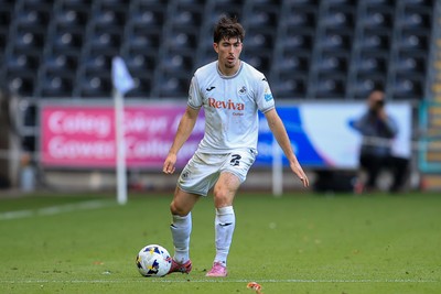 041025 - Swansea City v Leicester City - Sky Bet Championship - Josh Key of Swansea City