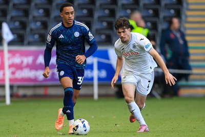 041025 - Swansea City v Leicester City - Sky Bet Championship - Josh Key of Swansea City