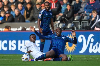 041025 - Swansea City v Leicester City - Sky Bet Championship - Zeidane Inoussa of Swansea City