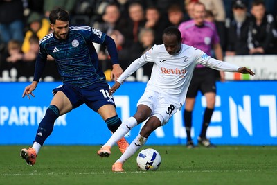 041025 - Swansea City v Leicester City - Sky Bet Championship - Malick Yalcouyé of Swansea City